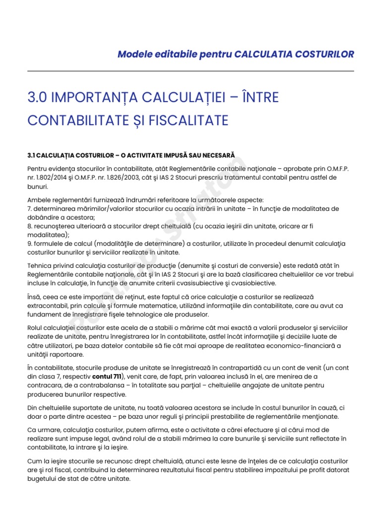 Importanta Calculatiei | PDF