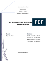 Las Convenciones Colectivas en El Sector Publico - Tema 8