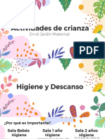 Actividades de Higiene y Crianza en El Jardin Maternal