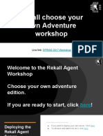 Rekall Choose Your Own Adventure Workshop: Live Link