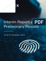 IDEX 2022 Q4 Interim Report