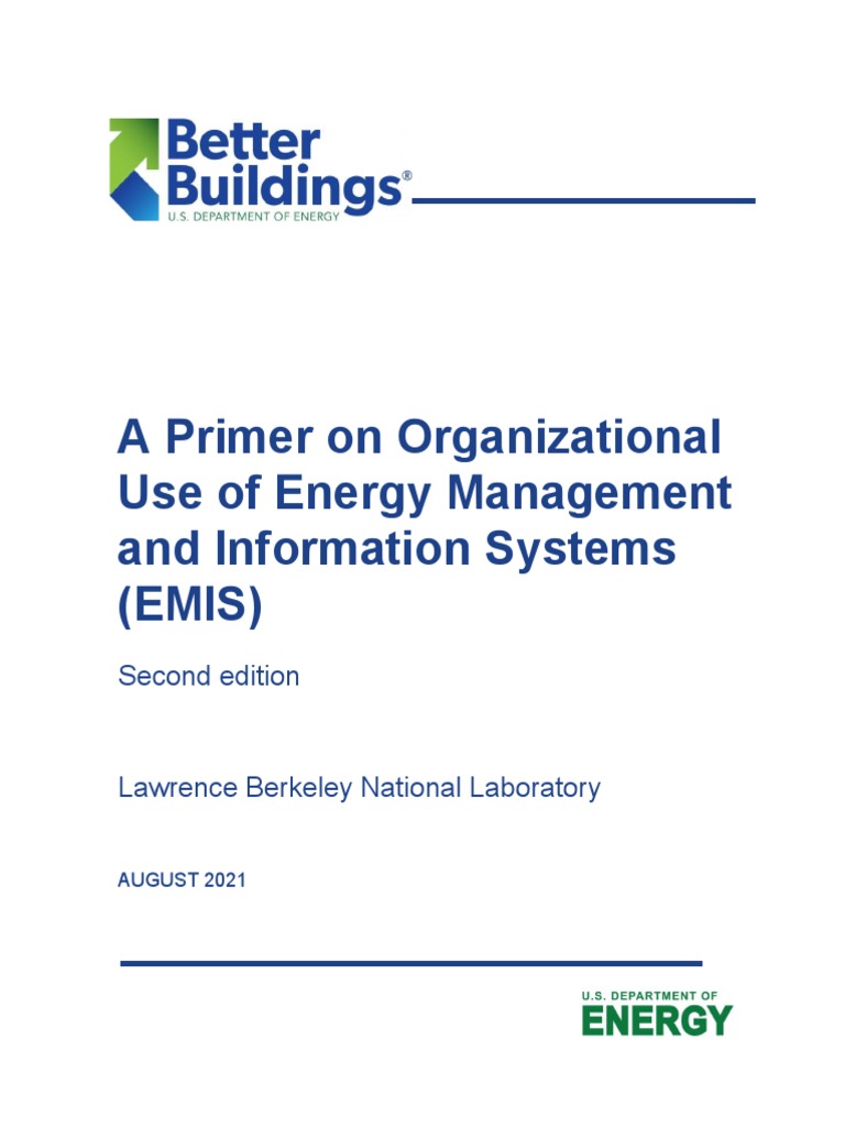 EMIS Primer Organizational Use | PDF | Analytics | Energy Management
