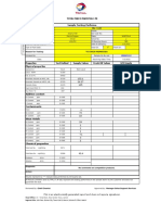 Sample Testing Performa: Total Parco Pakistan LTD