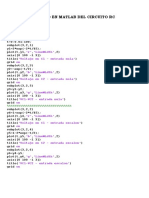 Codigo Matlab Circuito RC