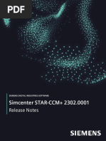 Simcenter STAR-CCM+ 2302.0001: Release Notes