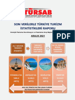 Son Verilerle Türkiye Turizm İstatistikleri Raporu: ARALIK 2021
