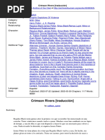 Crimson Rivers (Traducción)