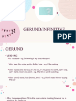 Gerund Infinitive