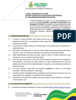 Edital Presencial 2a-Oferta - Capital 2022 RET