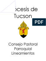 Diócesis de Tucson: Consejo Pastoral Parroquial Lineamientos