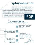 4 passos para organizar e cumprir as tarefas do cronograma de programação