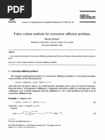 Finite Volume Methods For Convection-Diffusion Problems