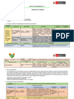 Proyecto de Aprendizaje Matemática 3º