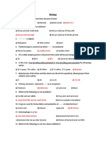 Matric Biology Conceptual Mcqs