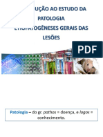 Introdução Ao Estudo Da Patologia Etiopatogêneses Gerais Das Lesões PDF