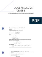 Ejercicios Resueltos - Clase 6