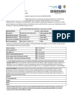 Liquidación impuesto envío número RQ593912757MY Barrancas Guajira