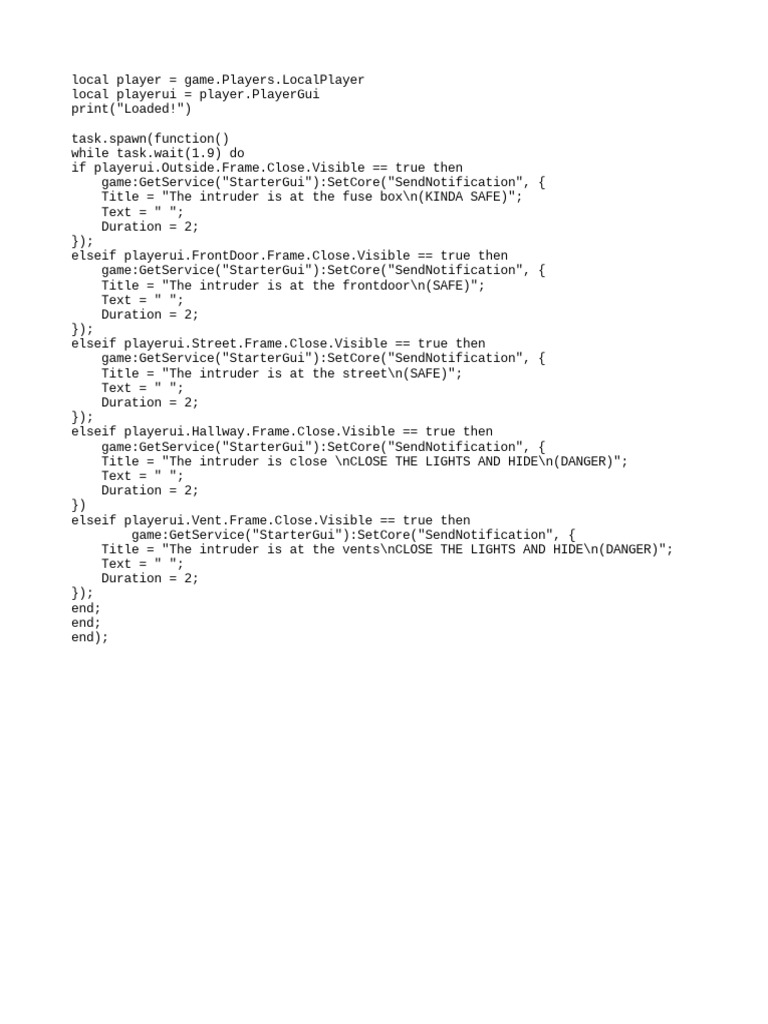 The intruder intruder detection script pdf
