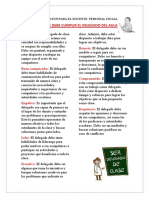 Ficha para El Docente-Perfil Del Delegado 6to Grado - 2023