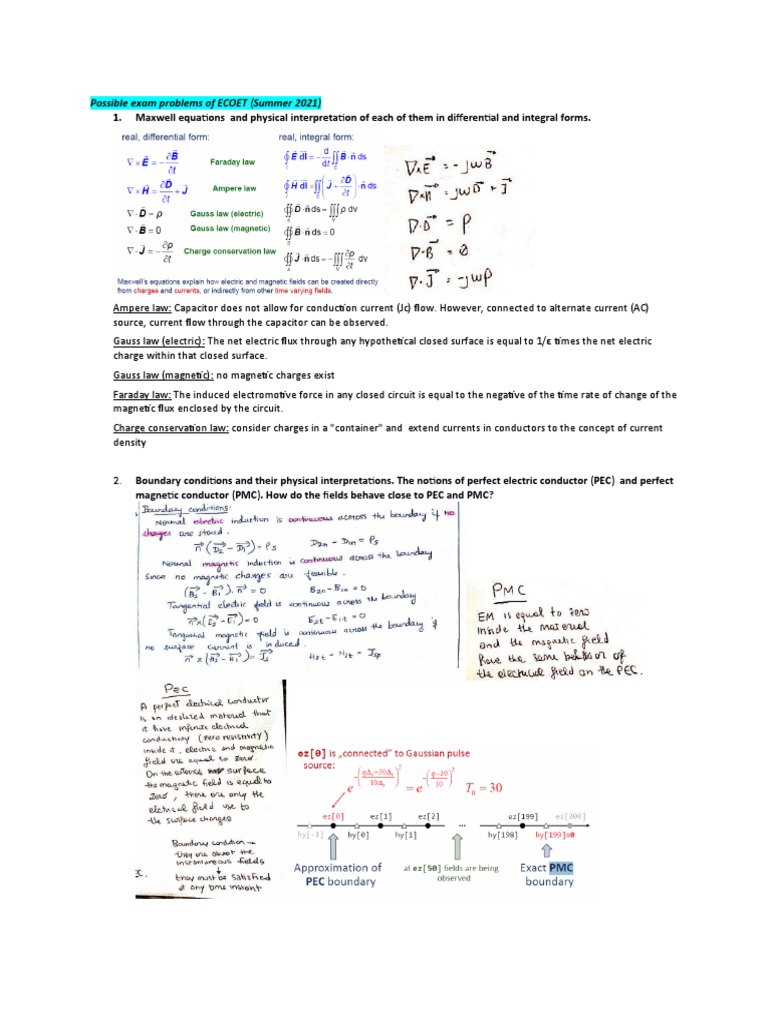 Maxwell Equations and Physical Interpretation of Each of Them in