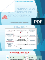 Cuidados Respiratoios en El Paciente en Estado Critico.: L.E. Jose Alberto Ortiz Hernandez