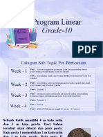 Program Linear: Grade-10