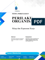 Modul 3 Sikap Dan Kepuasan Kerja Baru