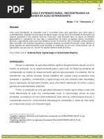 Agroecologia e Extensao Rural