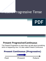 Present Progressive Tense