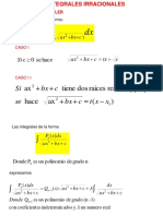 Integrales Irracionales