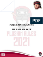 Form 2 Mathematics MR Amir Maaruf