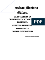 Licenciatura en Criminalística y ciencias forenses: Biocriminogénesis
