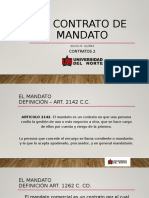 El Contrato de Mandato: Contratos 2