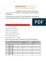 Relaxation Exercises 2.