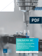 Sinumerik MC: Equipment For Woodworking, Glass Working and Stone Working Machines, As Well As Special Technologies
