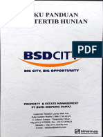Buku Panduan Tata Tertib Hunian: Bsdcity