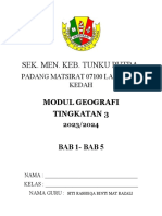 Sek. Men. Keb. Tunku Putra,: Modul Geografi Tingkatan 3