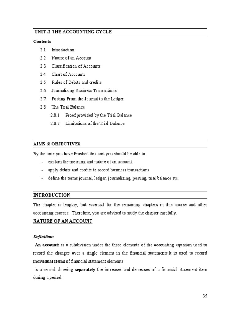 Fundamental Acc-I Chapert 2 | PDF | Debits And Credits | Accounting