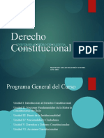 Diapositivas Derecho Constitucional I (2021) - Unidad I (Introducción y Fuentes)
