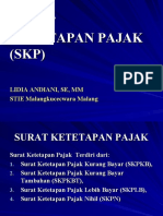 Surat Ketetapan Pajak (SKP)