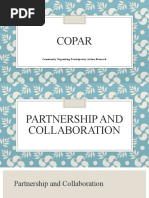 Copar: Community Organizing Participatory Action Research