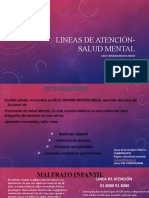 Lineas de Atención-Salud Mental: Kelly Johana Bedoya Mejia