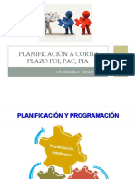 Planificación A Corto Plazo Poi, Pac, Pia: CPC Michel E. Tejada Güiza