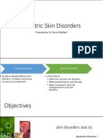 Pediatric Skin Disorders: Prepared by Dr. Darin Mathkor