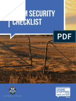 Farm Security Checklist