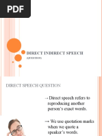 M4 - Direct Indirect Speech Question