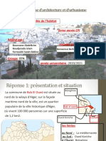 Geographie de l'habitat - analyse d'un quartier, cas de Bab El Oued