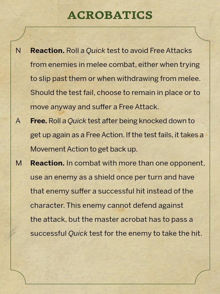 Symbaroum abilities powers cards colour pdf siege armour