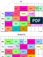 Mo Tu We TH FR: Biol. Mat. Jyo Lenguaje Hyg Auto Nomi A Lab Adm Analisis Hyg Qui