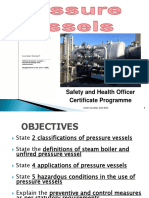 Pressure Vessels SHO Programme